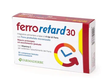 FERRO RETARD 30 COMPRESSE - Farmaspeed