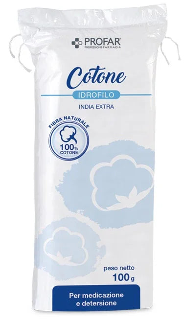 COTONE IDROFILO PROFAR INDIA EXTRA 100 G - Farmaspeed