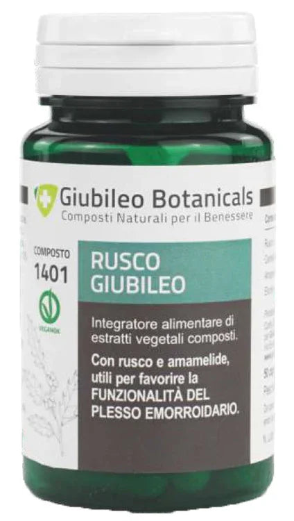 GIUBILEO BOTANICALS RUSCO 50 CAPSULE - Farmaspeed