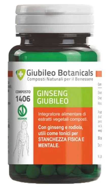 GIUBILEO BOTANICALS GINSENG 30 CAPSULE - Farmaspeed