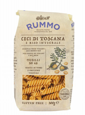 RUMMO FUSILLI N 48 TUSCAN CHICKPEAS AND BROWN RICE 300 G