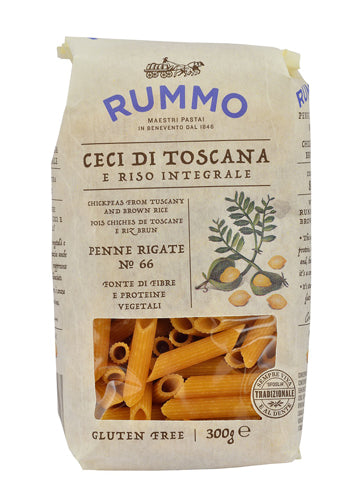 RUMMO PENNE RIGATE N 66 TUSCAN CHICKPEAS AND BROWN RICE 300 G