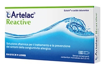 ARTELAC REACTIVE SINGLE-DOSE OPHTHALMIC SOLUTION 20 UNITS OF 0.5 ML