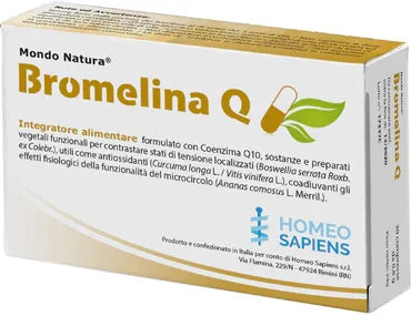 BROMELINA Q MONDO NATURA 30 COMPRESSE - Farmaspeed