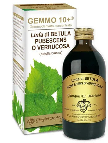 GEMMO 10+ BETULLA B LINFA 200 ML LIQUIDO ANALCOLICO - Farmaspeed