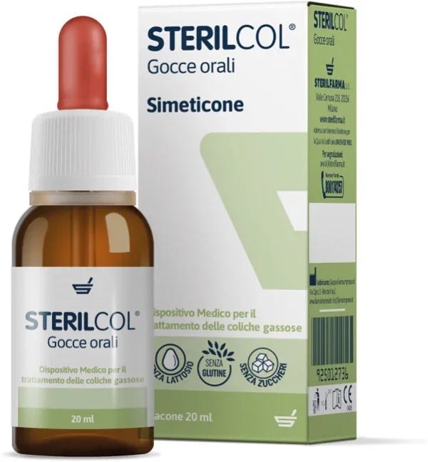STERILCOL GOCCE ORALI SOSPENSIONE GASTROFUNZIONALE FLACONCINO 20 ML - Farmaspeed