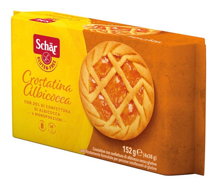 SCHAR APRICOT JAM TARTS 4 SINGLE PORTIONS OF 35 G