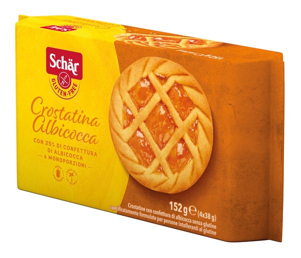 SCHAR APRICOT JAM TARTS 4 SINGLE PORTIONS OF 35 G