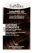 EUPHIDRA COLORPRO XD 435 CASTANO FONDENTE GEL COLORANTE CAPELLI IN FLACONE + ATTIVANTE + BALSAMO + GUANTI - Farmaspeed