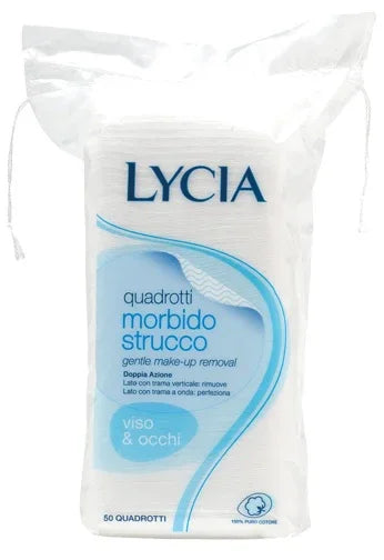 LYCIA 50 QUADROTTI COTONE STRISCIA 12 PEZZI - Farmaspeed