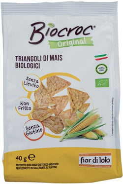 BIOCROC ORGANIC CORN TRIANGLES 40 G