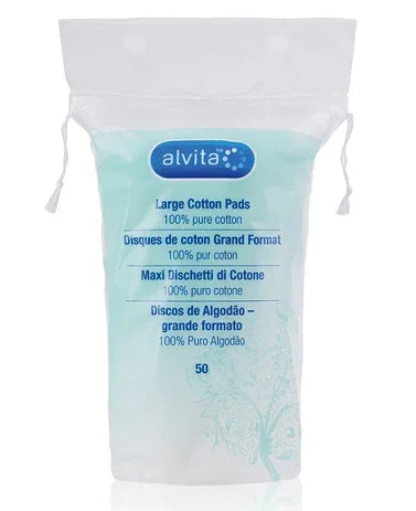 ALVITA MAXI DISCHETTI DI COTONE 100% PURO COTONE 50 PEZZI - Farmaspeed