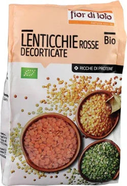 LENTICCHIE PICCOLE ROSSE DECORTICATE BIO 400 G - Farmaspeed