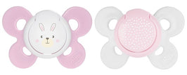 CHICCO COMFORT GIRL SILICONE PACIFIER 2-6 MONTHS 1 PIECE