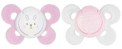 CHICCO COMFORT GIRL SILICONE PACIFIER 2-6 MONTHS 1 PIECE