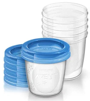 AVENT VASETTI VIA COPERCHIO 180 ML 5 PEZZI - Farmaspeed