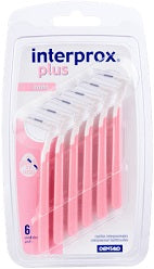 INTERPROX PLUS DWARF PINK 6 PIECES
