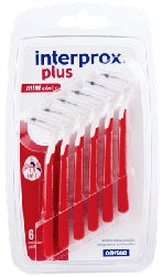 INTERPROX PLUS MINICONICAL RED 6 PIECES