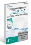 ICOPIUMA GARZA COMPRESSA MEDICATA POSTOPERATORIA 10X15 CM 4 PEZZI - Farmaspeed