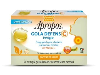 APROPOS GOLA DEFENS C LIMONE/ZENZERO 20 PASTIGLIE - Farmaspeed