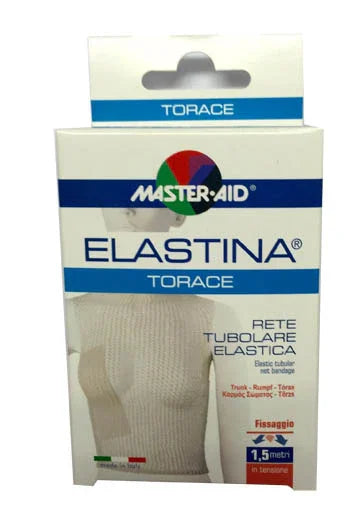 RETE TUBOLARE ELASTICA IPOALLERGENICA MASTER-AID ELASTINA TORACE 5 MT IN TENSIONE CALIBRO 8 CM - Farmaspeed