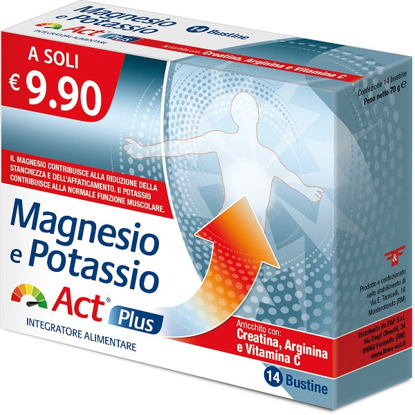 MAGNESIUM AND POTASSIUM ACT PLUS 14 SACHETS