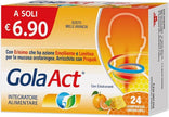 GOLA ACT MIELE ARANCIA 24 COMPRESSE OROSOLUBILI - Farmaspeed