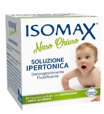 SOLUZIONE IPERTONICA ISOMAX NASO CHIUSO 20 FLACONCINI DA 5 ML - Farmaspeed