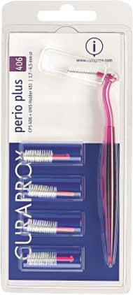 CURAPROX CPS PERIO CPS 406 WITH 5 INTERDENTAL BRUSHES + SUPPORT