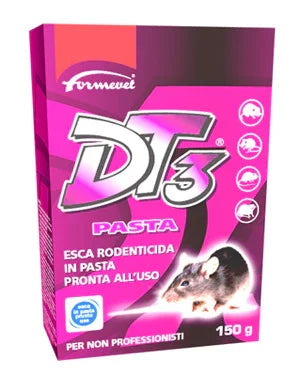 DT3 PASTA ESCA RODENTICIDA PRONTA ALL'USO 150 G - Farmaspeed