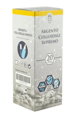 ARGENTO COLLOIDALE SUPREMO 20PPM 100 ML SPRAY + CONTAGOCCE - Farmaspeed