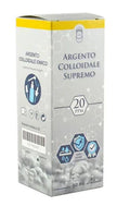 ARGENTO COLLOIDALE SUPREMO 20PPM CERTIFICATO SPRAY CON CONTAGOCCE + EROGATORE NASO + EROGATORE GOLA + EROGATORE PELLE - Farmaspeed