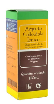 ARGENTO COLLOIDALE IONICO 40PPM CERTIFICATO SPRAY CON CONTAGOCCE 100 ML - Farmaspeed