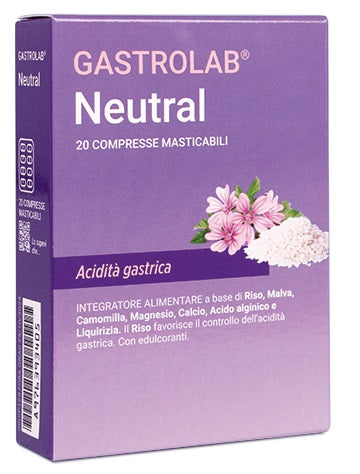 PHARMACY LAB NEUTRAL 20 CHEWABLE TABLETS