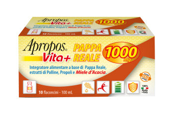 APROPOS VITA+ ROYAL JELLY 1000MG 10 VIALS OF 10ML