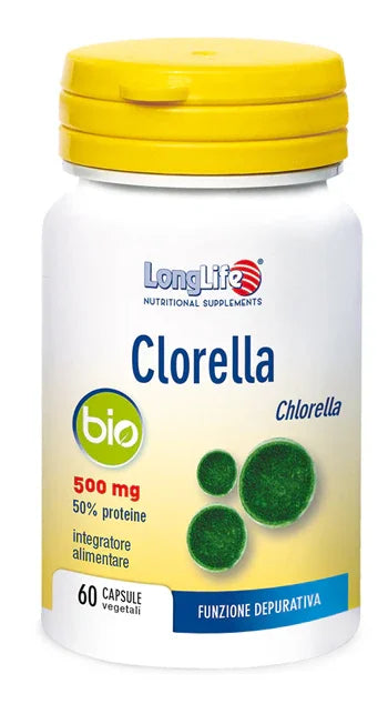LONGLIFE CLORELLA BIO 60 CAPSULE VEGETALI - Farmaspeed