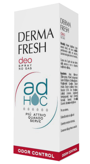 DERMAFRESH DEO SPRAY NO GAS AD HOC ODOR CONTROL DEODORANTE 100 ML