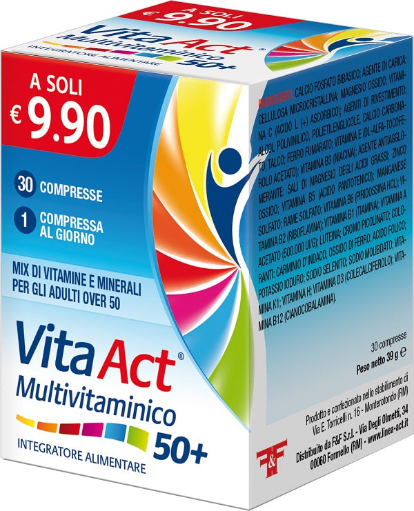 VITA ACT MULTIVITAMIN 50+ 30 TABLETS