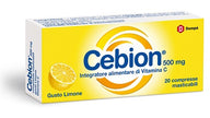 CEBION CHEWABLE LEMON VITAMIN C 500 MG 20 TABLETS