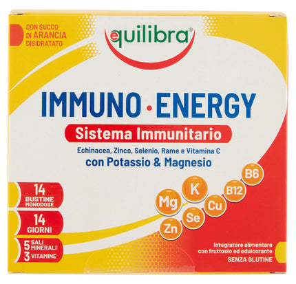 IMMUNO ENERGY SISTEMA IMMUNITARIO POTASSIO & MAGNESIO 14 BUSTINE MONODOSE
