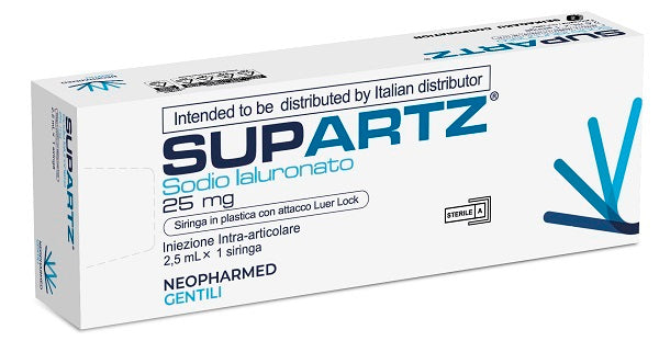 SUPARTZ INTRA-ARTICULAR PRE-FILLED SYRINGE HYALURONIC ACID 25 MG 2.5 ML 1 PIECE