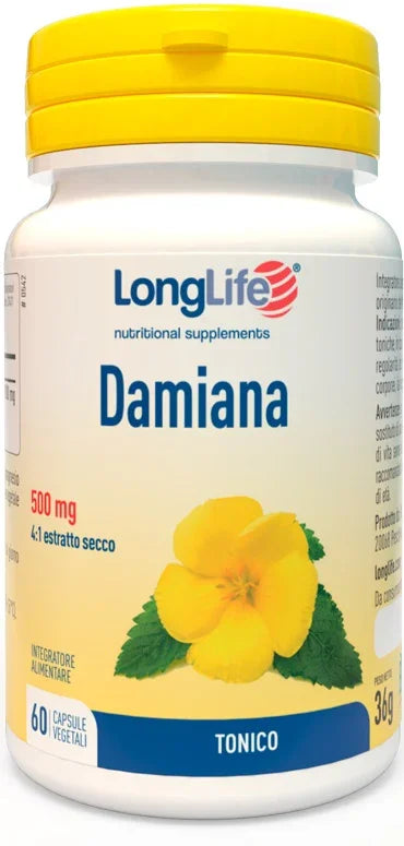 LONGLIFE DAMIANA 60 CAPSULE - Farmaspeed