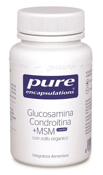 PURE ENCAPSULATIONS GLUCOSAMINA CONDROITINA + MSM 30 CAPSULE - Farmaspeed