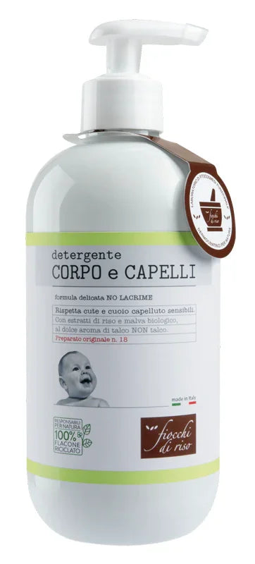 FIOCCHI DI RISO DETERGENTE CORPO/CAPELLI TALCO 400 ML - Farmaspeed