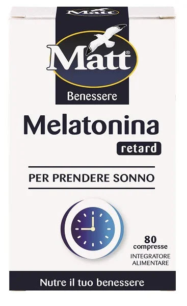 MATT BENESSERE MELATONINA RETARD 80 COMPRESSE - Farmaspeed