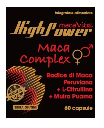 MACA VITAL HIGH POWER COMPLEX 60 CAPSULE - Farmaspeed