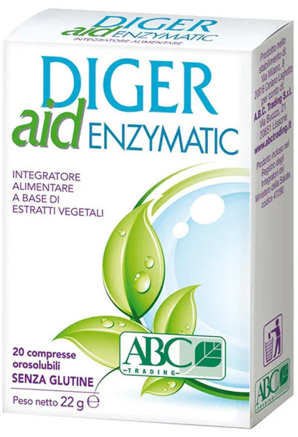 DIGER AID ENZYMATIC 20 COMPRESSE - Farmaspeed
