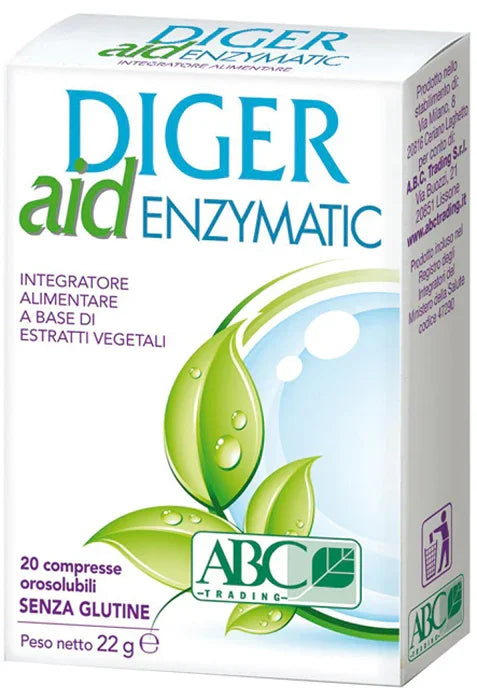 DIGER AID ENZYMATIC 20 COMPRESSE - Farmaspeed