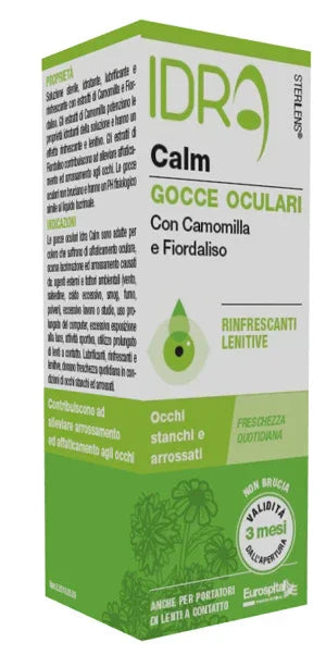 GOCCE OCULARI RINFRESCANTI STERILENS IDRA CALM CAMOMILLA E FIORDALISO 10 ML - Farmaspeed