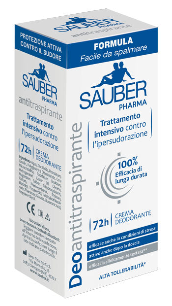 SAUBER DEOANTIPERSPIRANT 72H CREAM 30 ML